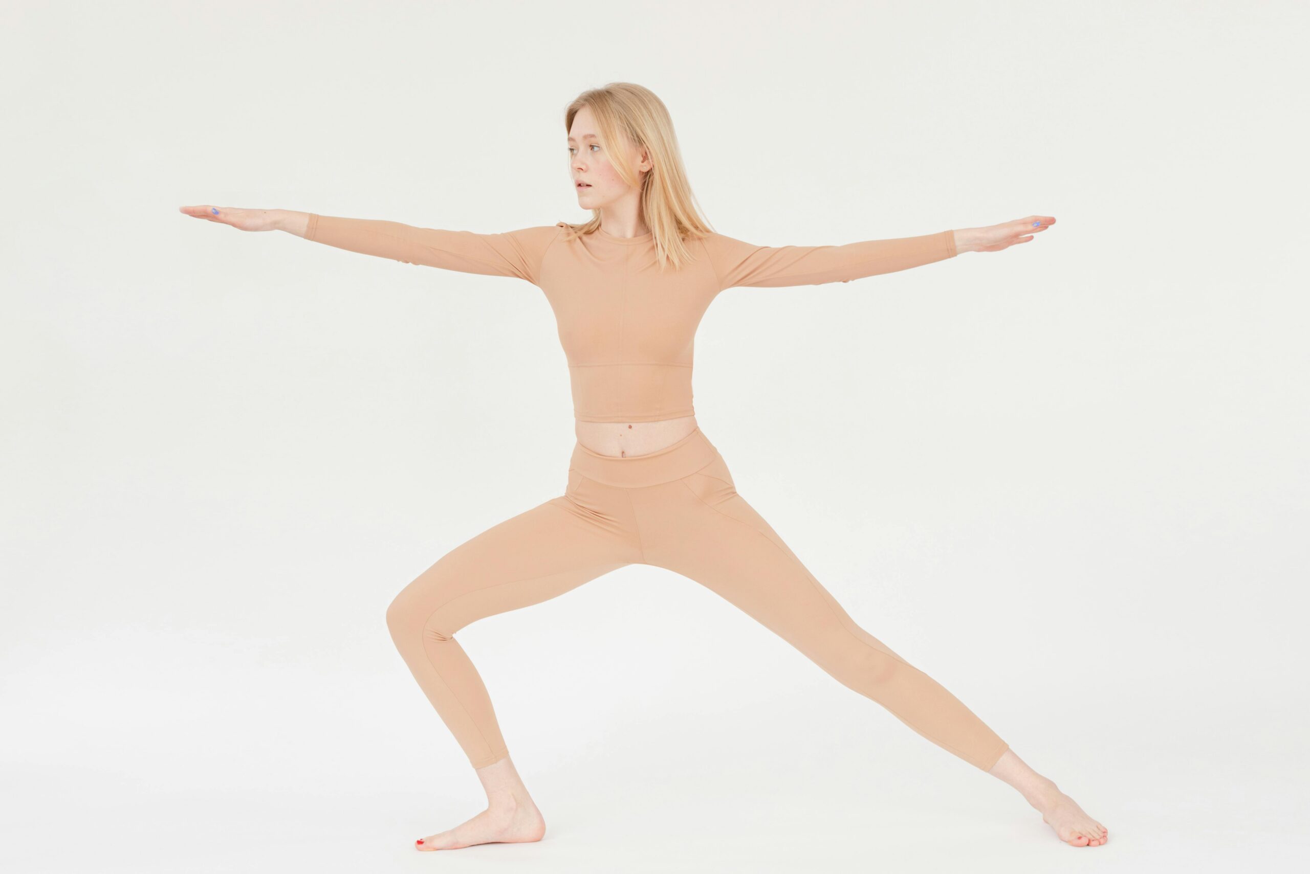 Coast yoga legging in nude kleur