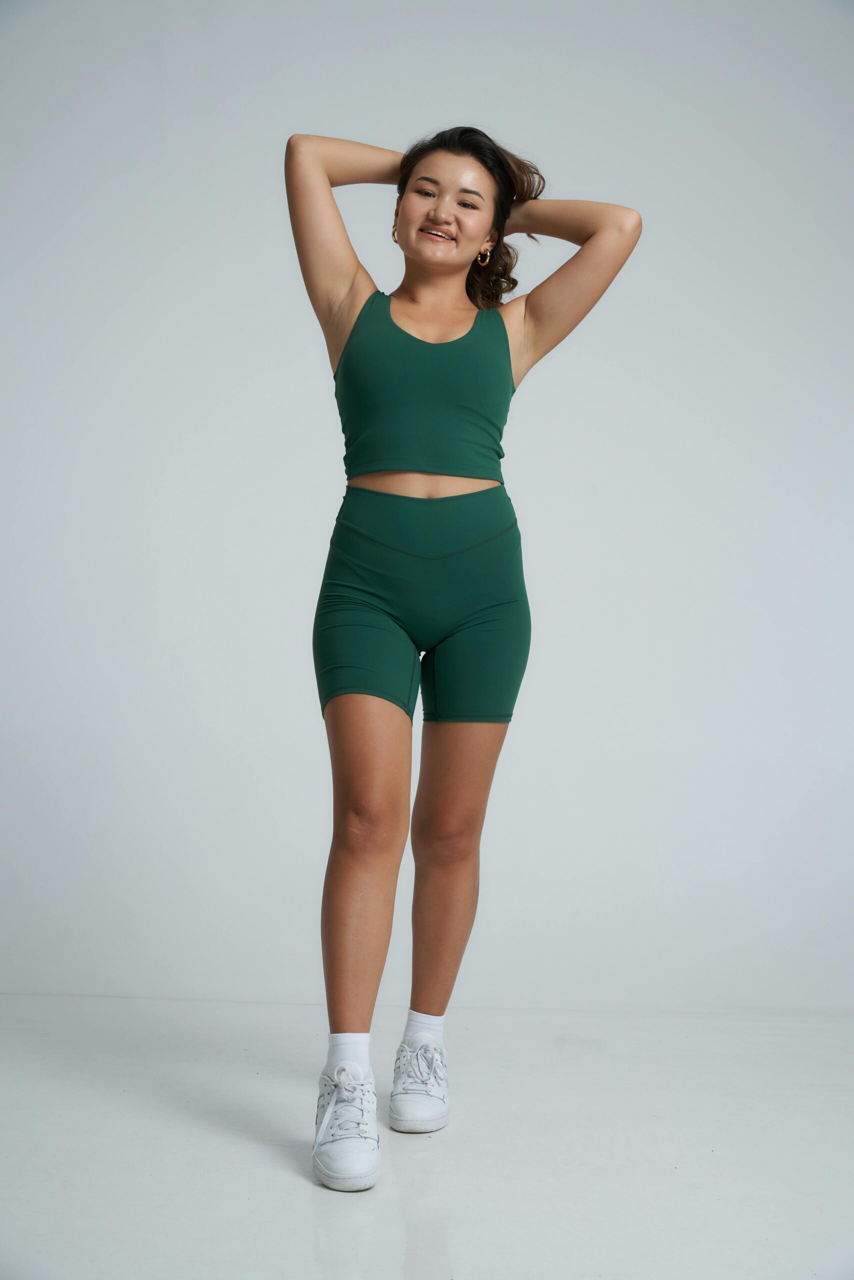 Coast collection pilates short appelblauwzeegroen